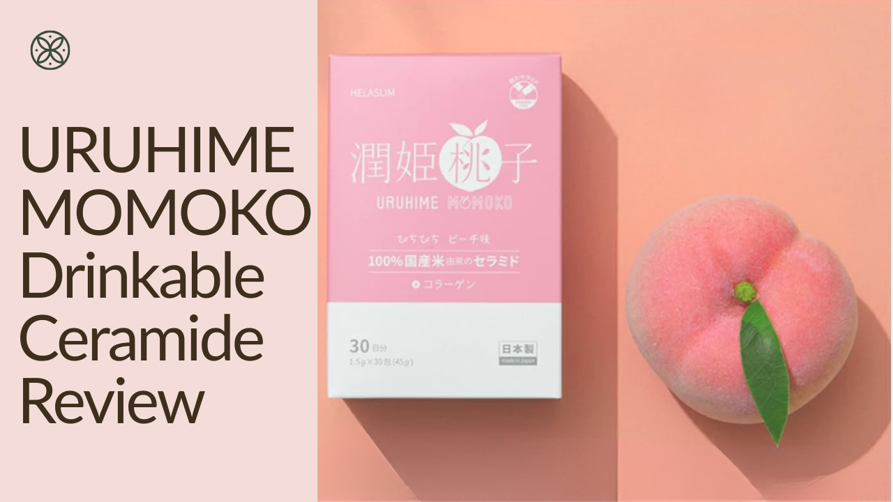 URUHIME MOMOKO Drinkable Ceramide Review: Japan's Rice-Derived Oral Ceramide Supplement (2026)