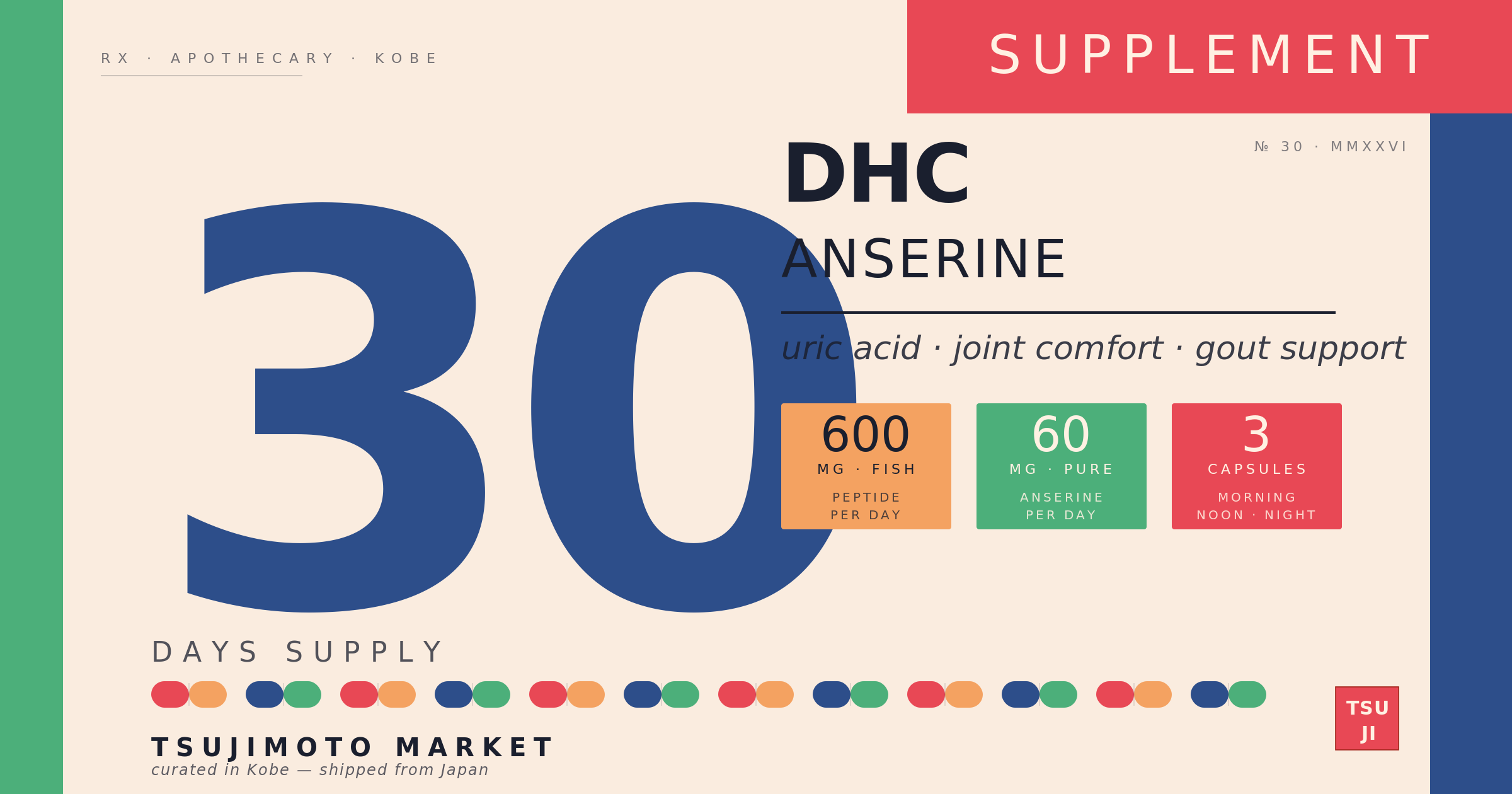 DHC Anserine: Japan's Uric Acid & Gout Support Supplement Explained