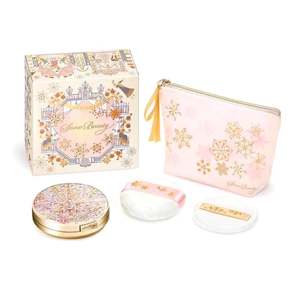 Shiseido Snow Beauty 2023 - مسحوق مشرق للاستخدام خلال النهار والليل ، إطلاق محدود.