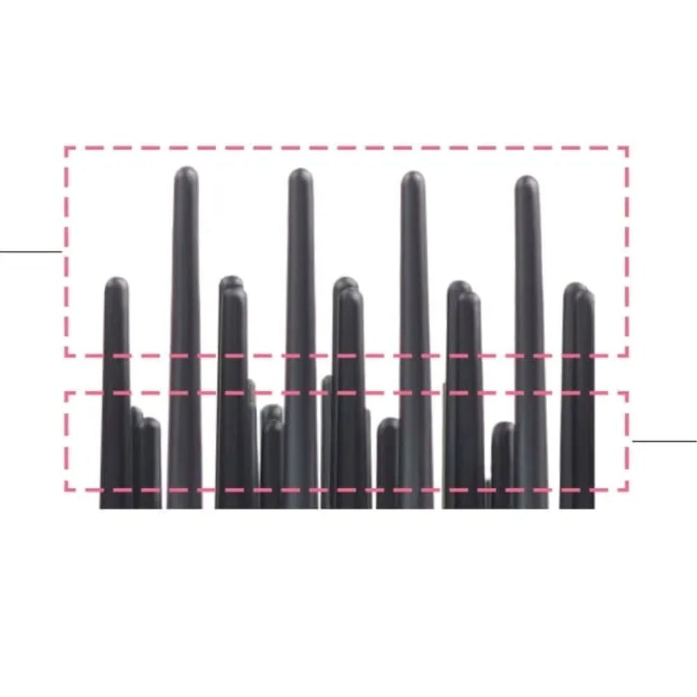 Refa Heart Brush Ray - A comb in the form of a heart with a mirror