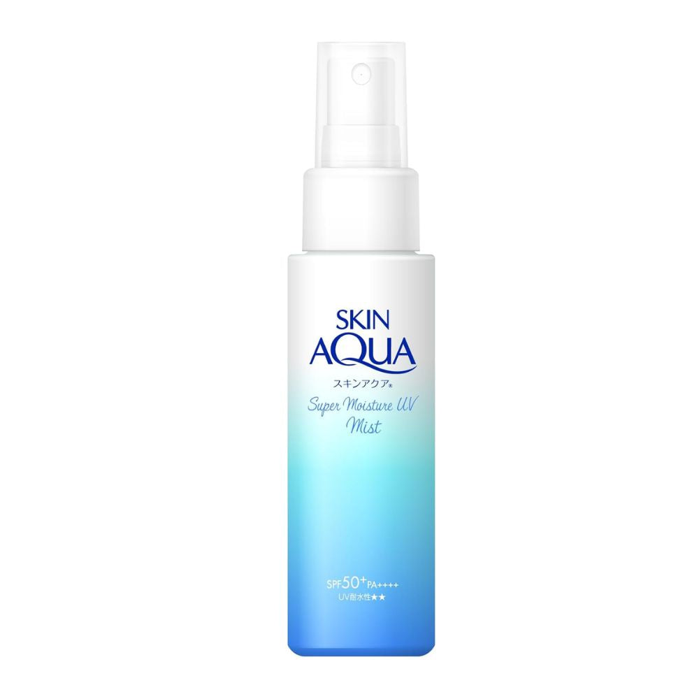 Rohto Skin Aqua Super Moisture UV Mist SPF50+ PA++++ - Солнцезащитный мист-спрей, 60 мл.