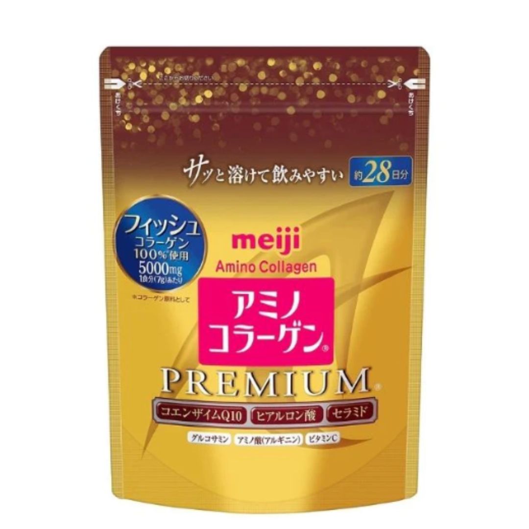Meiji Amino Collagen Premium Powder 196g