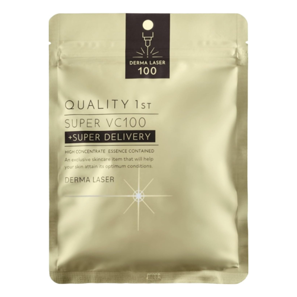 Quality 1st Derma Laser Super VC100 Vitamin C Sheet Mask 7-Pack