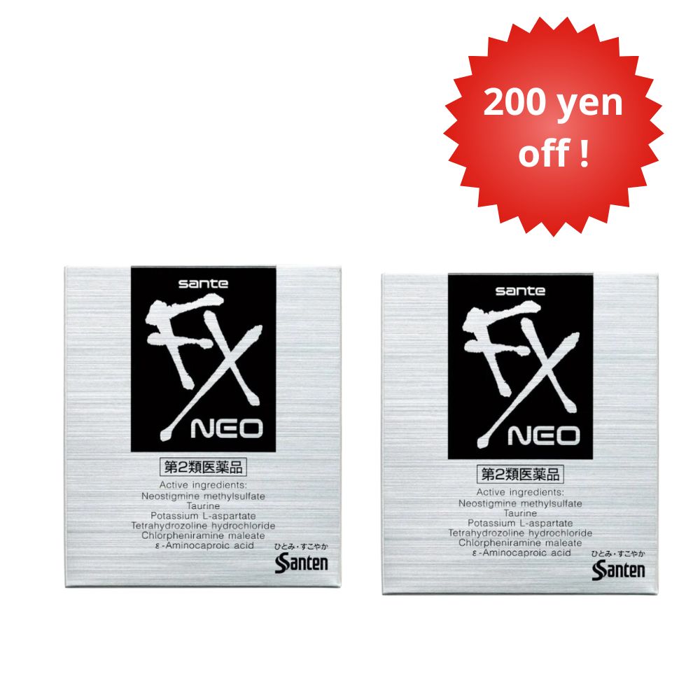 Sante FX Neo 2 SET - refreshing moisturizing drops with taurin, 2 packages