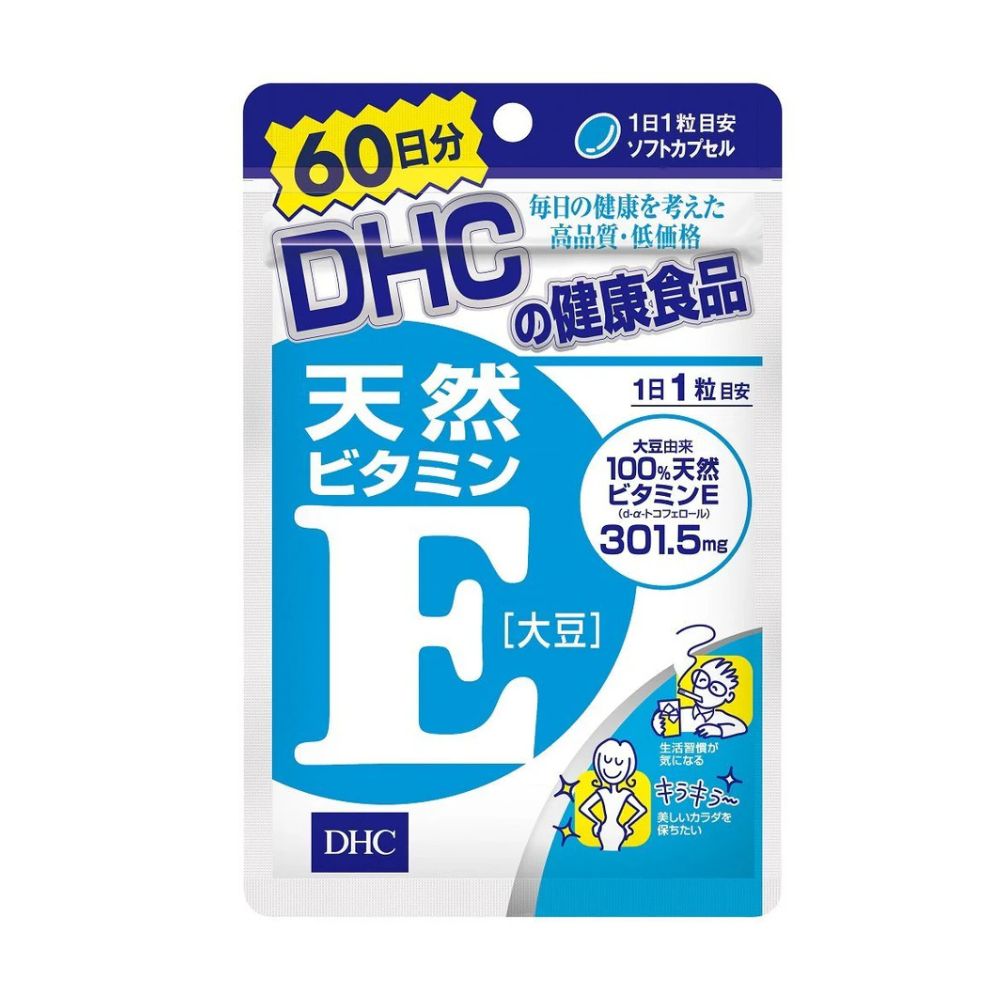 DHC Vitamin E - Натуральный витамин Е, комплекс на 60 дней.