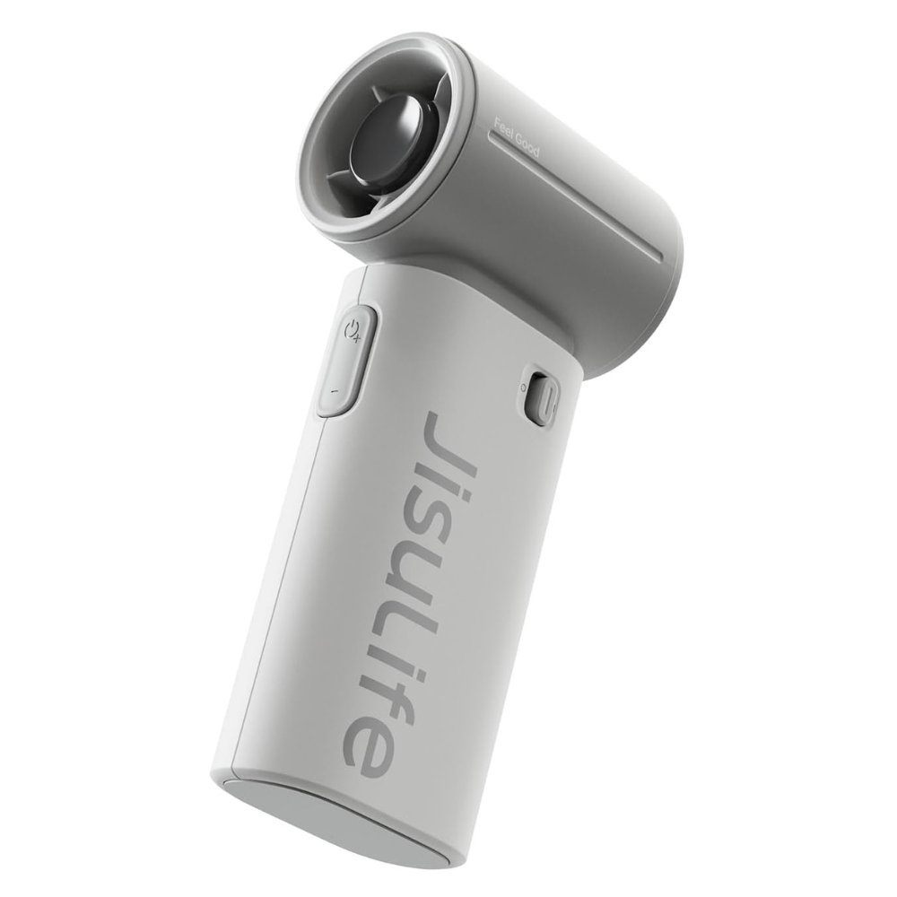 JisuLife Handventilator 9 S | Ultrakompakt, 22-Stunden-Akku, 5 Geschwindigkeiten, USB-C – japanisches Sommer-Gadget