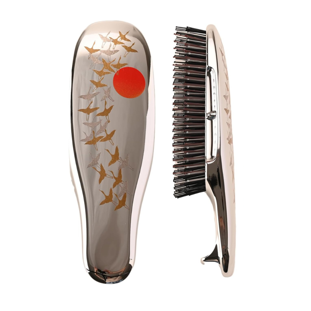 Scalp Brush Gold - Укороченная массажная восстанавливающая расческа, эксклюзивный выпуск