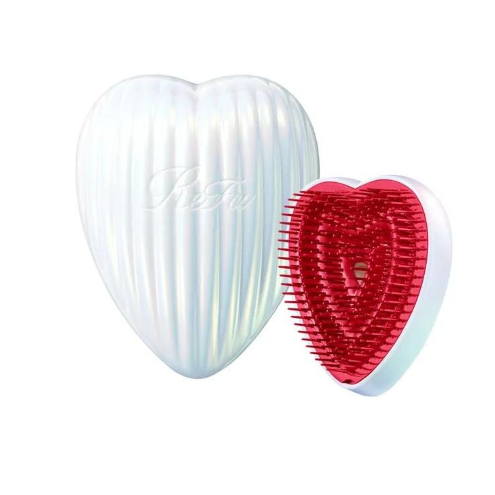 Refa Heart Brush Ray - A comb in the form of a heart with a mirror