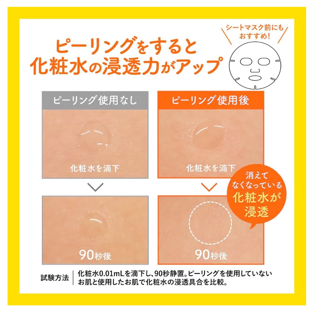 Meishoku Detclear - gentle peel gel with vitamin C for radiant and smooth skin, 180 ml