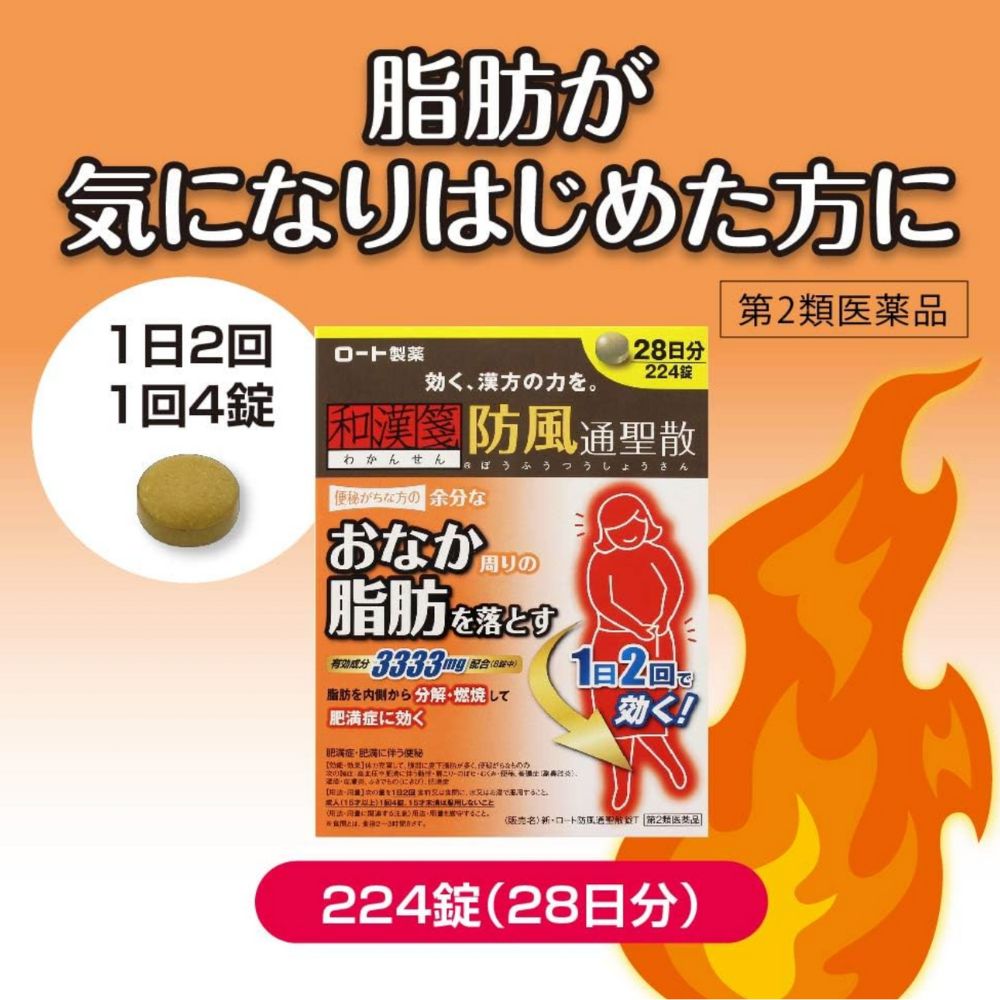 Rohto Wakansen Bofutsushosan - комплекс для снижения веса, на 28 дней.