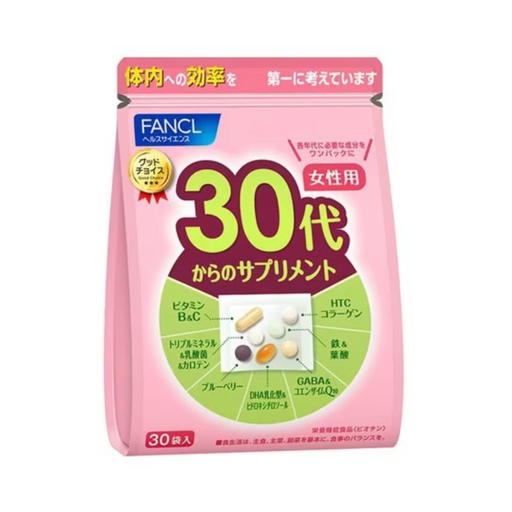 Fancl Vitamin 30+- Комплекс витаминов для женщин от 30 лет, на 15-30 дней
