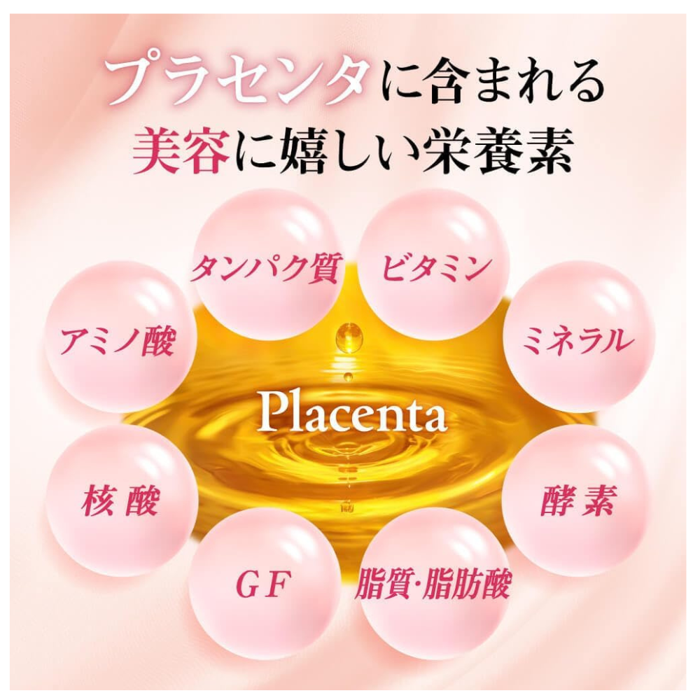 Aequalis Luxury Placenta Supplement 60 Capsules (30 Days) | 402,000mg High Concentration – Japanese Supplement