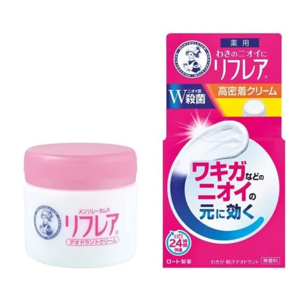 ROHTO MENTHOOLATUM Refrea - Antipermisent cream for the armpit zone, 55 g.