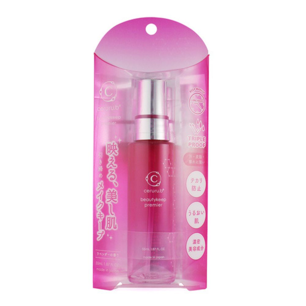 Ceruru.B Beauty Keep Premier - Myst لتثبيت الماكياج ، مع تأثير مضاد للتشجيع ، 55 مل.
