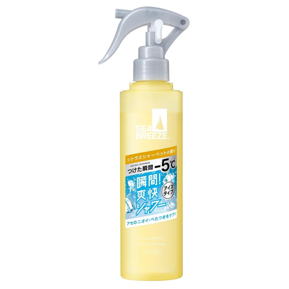 Seabreeze Deo & Water Trigger Spray Citrus Sherbet 145ml | Deodorant & Cooling – Japanese Body Care