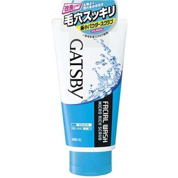 Gatsby Facial Wash Micro Rich Scrub 130 G