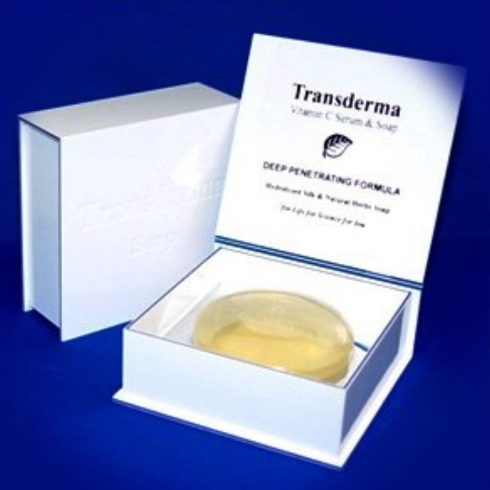 Transderma Soap - Soap مع مستخلص الحرير ، 90 جم.