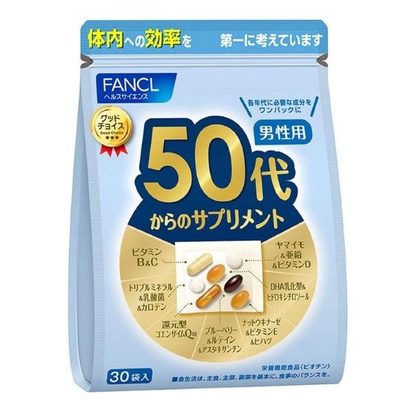 Fancle Vitamin 50+ - Комплексные витамины для мужчин от 50 лет, комплекс на 30 дней