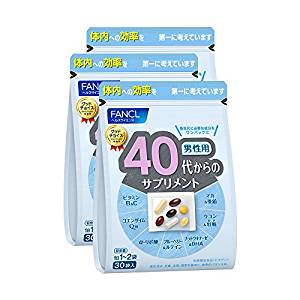 Fancl 40+ - Vitamins for men after 40 years, for 45-90 days.