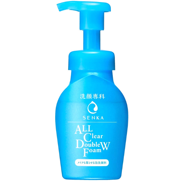Shiseido Senka All Clear - Средство для снятия макияжа и умывания, два в одном, 150 мл