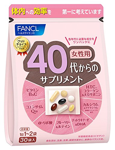 Fancl Vitamin 40+- Комплекс витаминов для женщин от 40 лет, на 15-30 дней