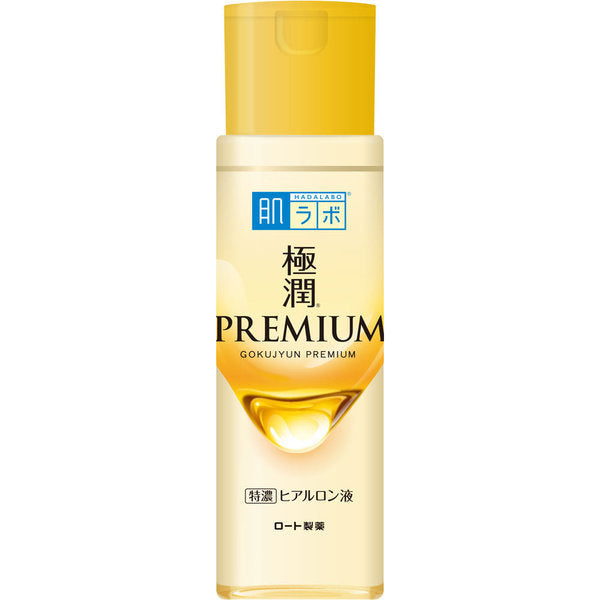 Hadalabo Gokujun Premium Lotion - moisturizing lotion with seven types of hyaluronic acid, 170 ml