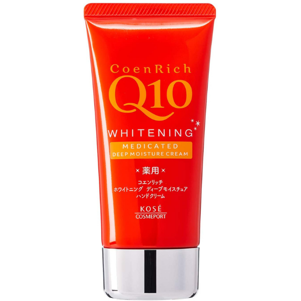 Kose Coen Rich Q10 - Hidratante y blanqueamiento de la crema para manos, 80 g