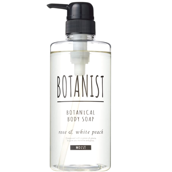 Botanist - Увлажняющий гель для душа с ароматом розы и белого персика, 490 мл