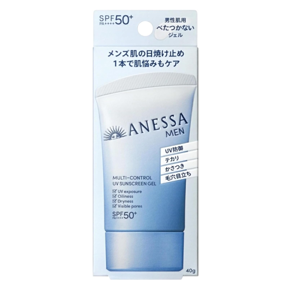 ANESSA Men Multi Control UV Gel 40 г — мужской солнцезащитный гель
