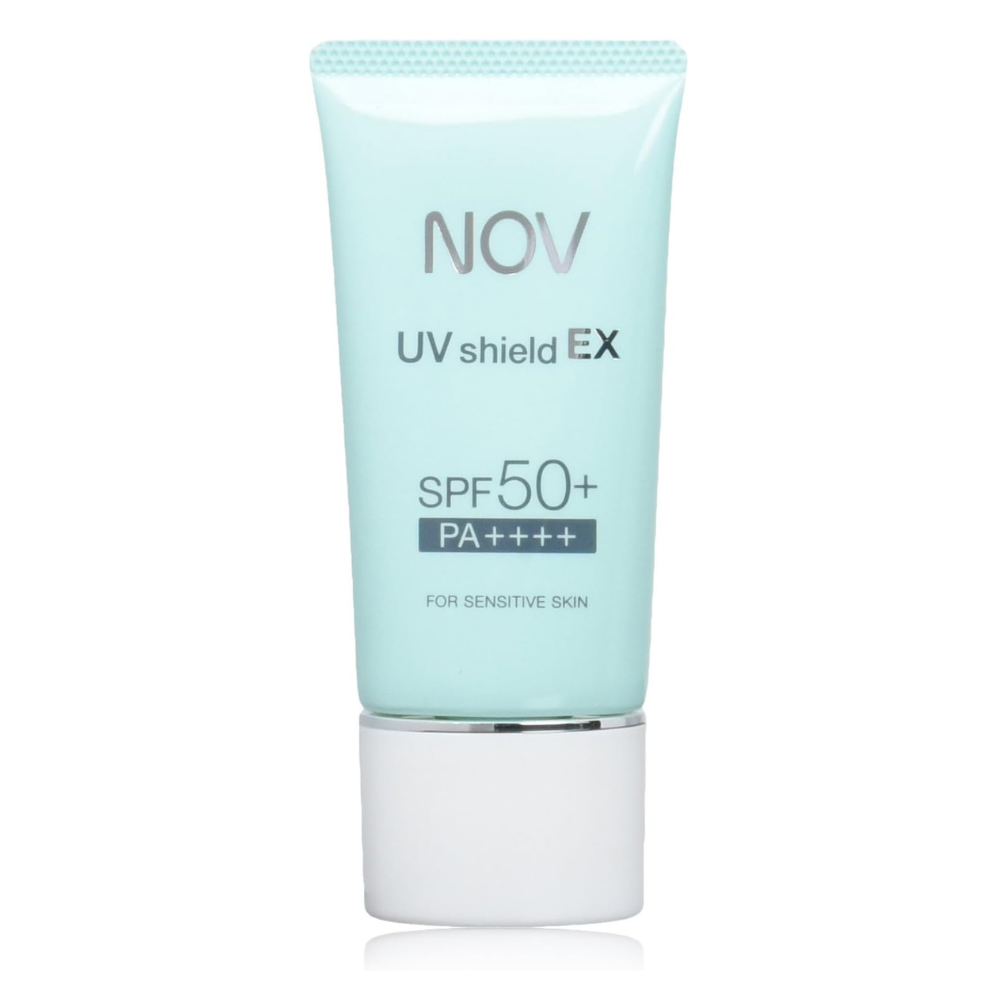 NOV UV Shield EX SPF50+ PA++++ 30г – японский минеральный солнцезащитный крем для чувствительной кожи