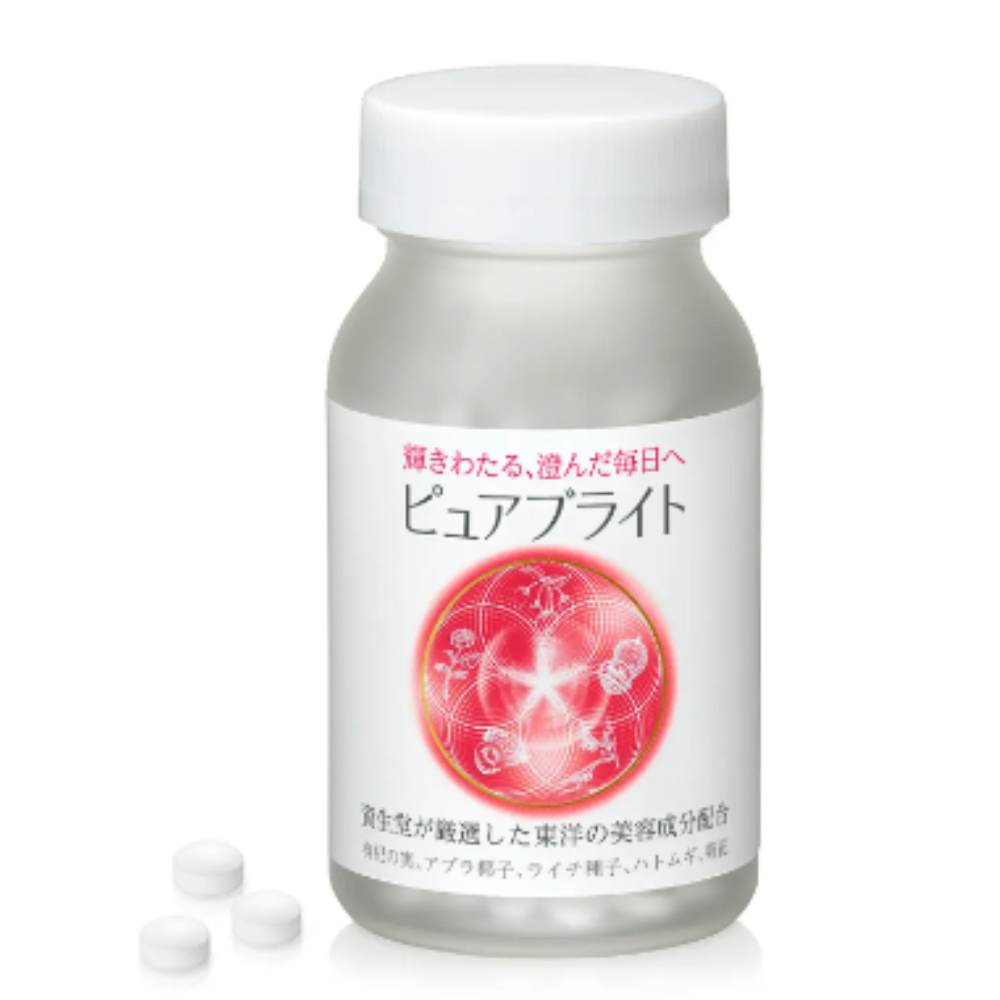 Shiseido Pure White Whitening Supplement 240 Tablets (30 Days) | L-Cysteine + Vitamin C Inner Care