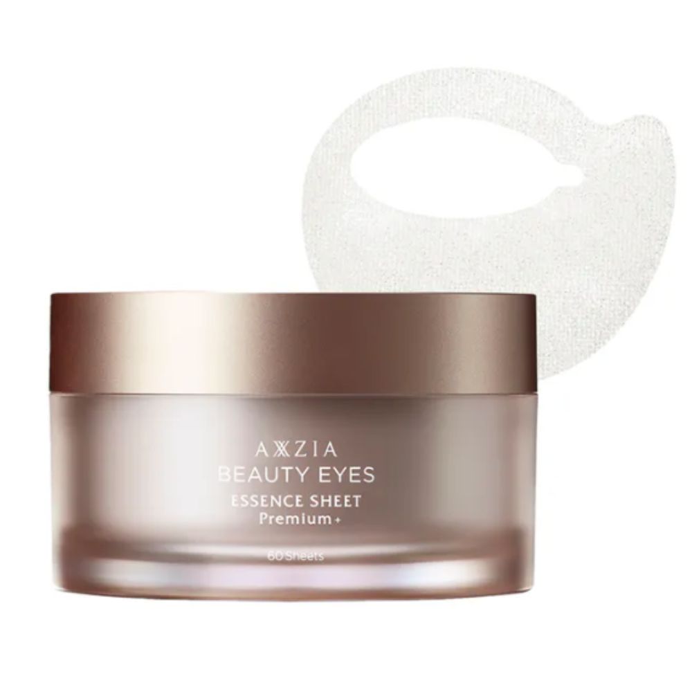 AXXZIA Beauty Eyes Essence Sheet Premium Plus 60 Blatt (30 Anwendungen) | 360° Augenmaske – Japanische Hautpflege