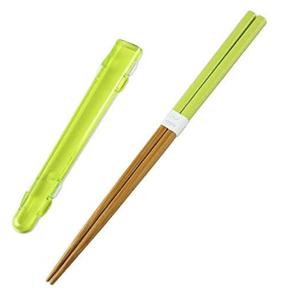 Aoba Fine Bamboo Modern Chopsticks + Case Set 23cm | Dishwasher Safe - Japanese Chopsticks