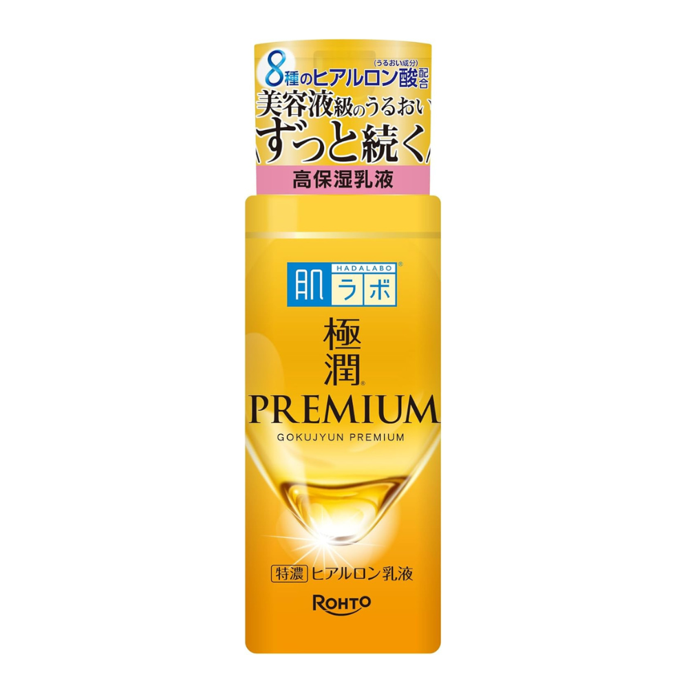 Hada Labo Gokujun Premium Hyaluronic Milk 140 ml | 8 HA Types – Japanese Skincare