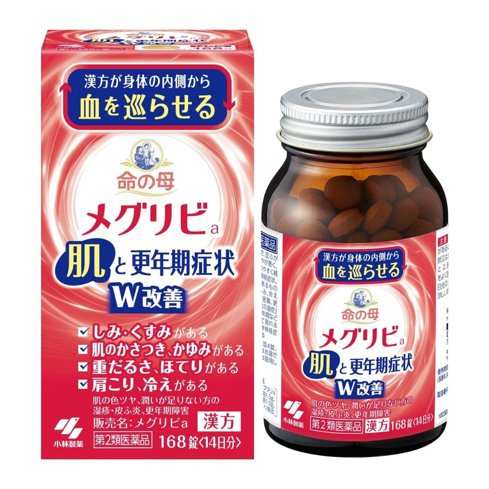 Inochi no Haha Meguribi a 168 Tabletten | Kampo für Haut und Wechseljahre – Japanische OTC-Medizin