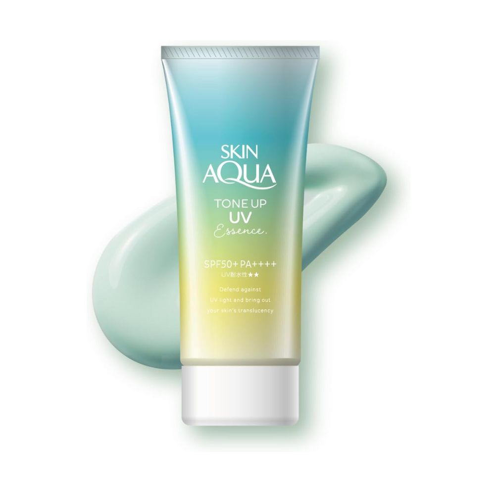 ROHTO Skin Aqua Tone Up - a coolno -system cream that neutralizes redness, with the maximum factor of the sun protection SPF 50+ PA ++++, 80 g.
