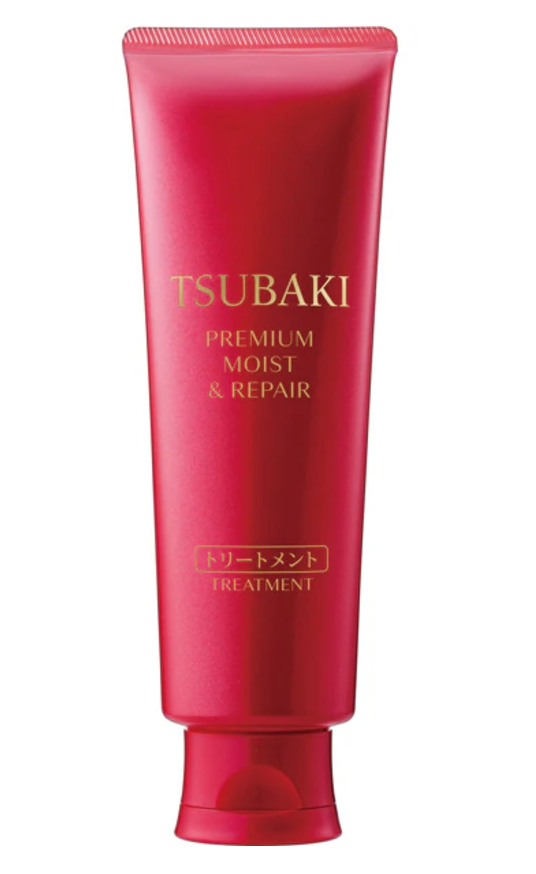 Tsubaki Premium Moist  - Увлажняющий тритмент для волос с маслом камелии, 160 г