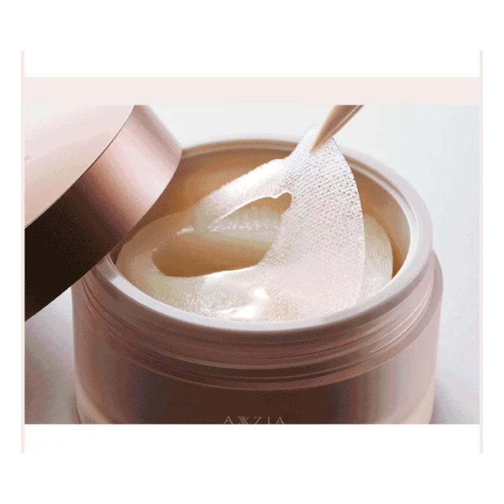 AXXZIA Beauty Eyes Essence Sheet Premium Plus 60 Blatt (30 Anwendungen) | 360° Augenmaske – Japanische Hautpflege