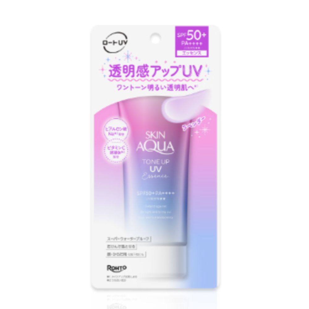 ROHTO SKIN AQUA TONE UP - COLNOCYMENTER COMPLE COMPLE COMPORTATIONS, Correcting skin color, with the maximum factor of sun protection SPF 50+ PA ++++, 80 g.