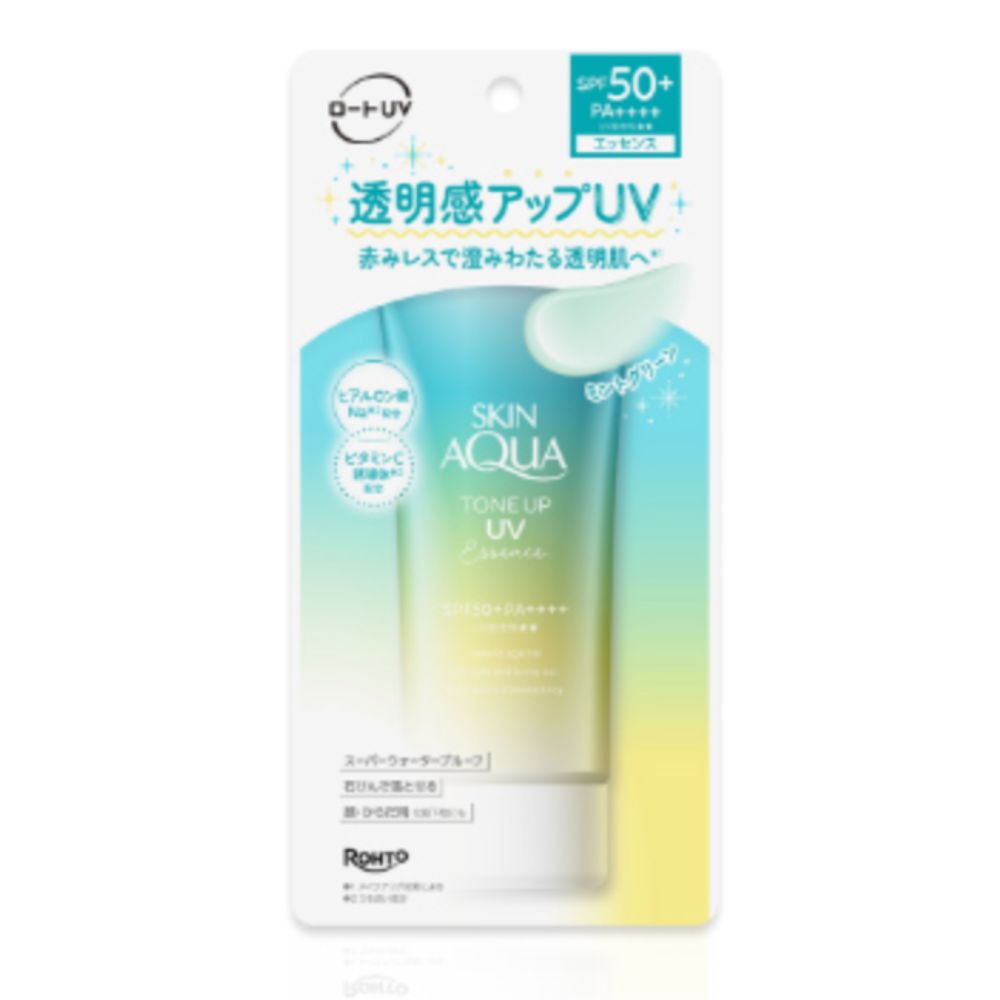 ROHTO Skin Aqua Tone Up - a coolno -system cream that neutralizes redness, with the maximum factor of the sun protection SPF 50+ PA ++++, 80 g.