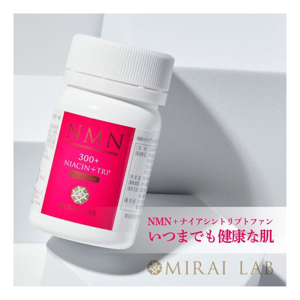Mirai Lab NMN + ниацин + триптофан плюс (60 капсул)