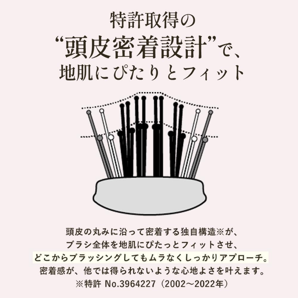 S·HEART·S World Premium Short Scalp Brush Gold | 572 Pins – Japanese Haircare