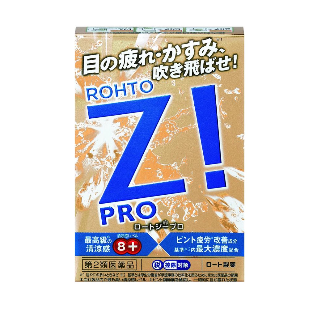 Rohto Z! Pro- Капли для глаз с 6 активными компонентами и максимальным индексом свежести,