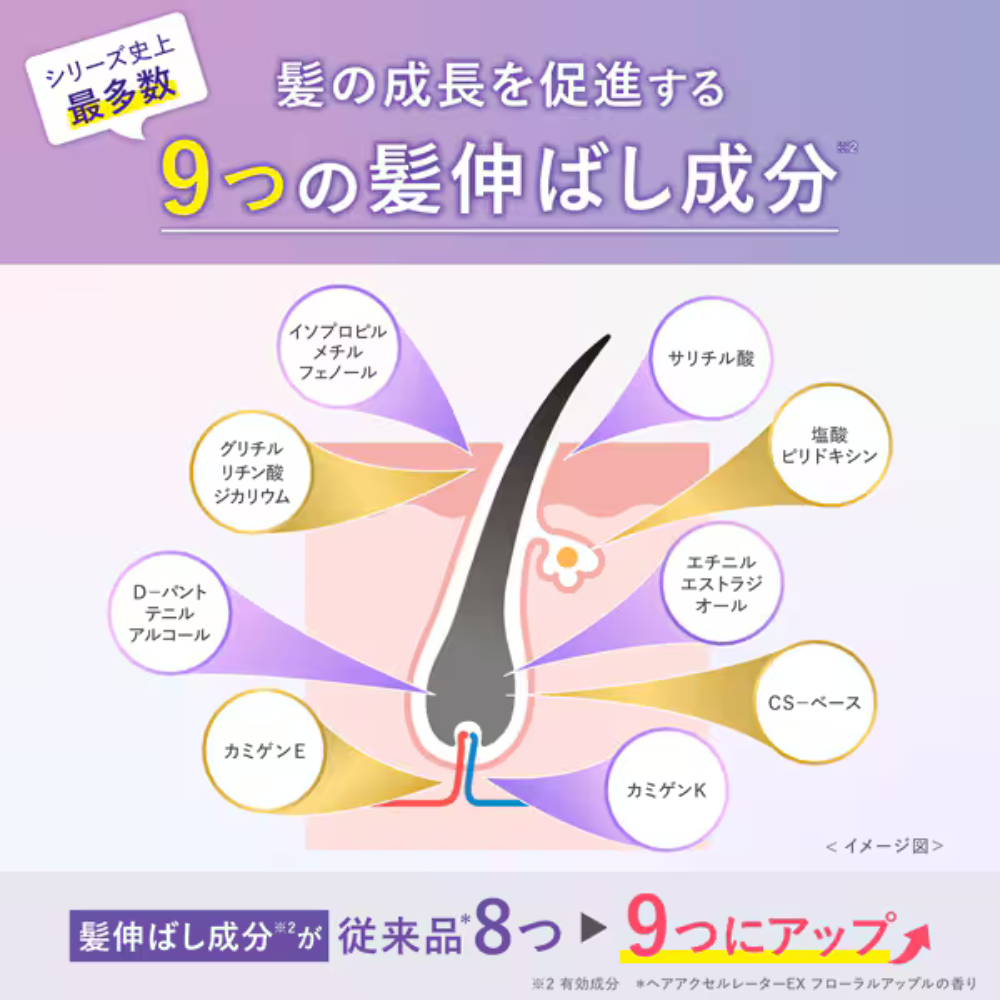 كامينوموتو مسرع الشعر إي إكس برو، 150 مل