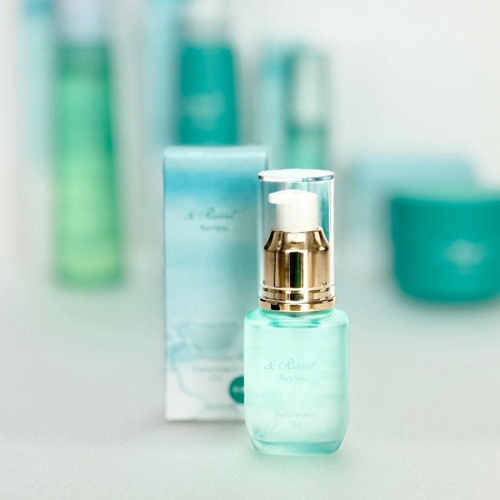Ryu Spa Resort Treatment Oil هو زيت رعاية متعدد الوظائف ، 100 ٪ من Squele Squel ، 30 مل.