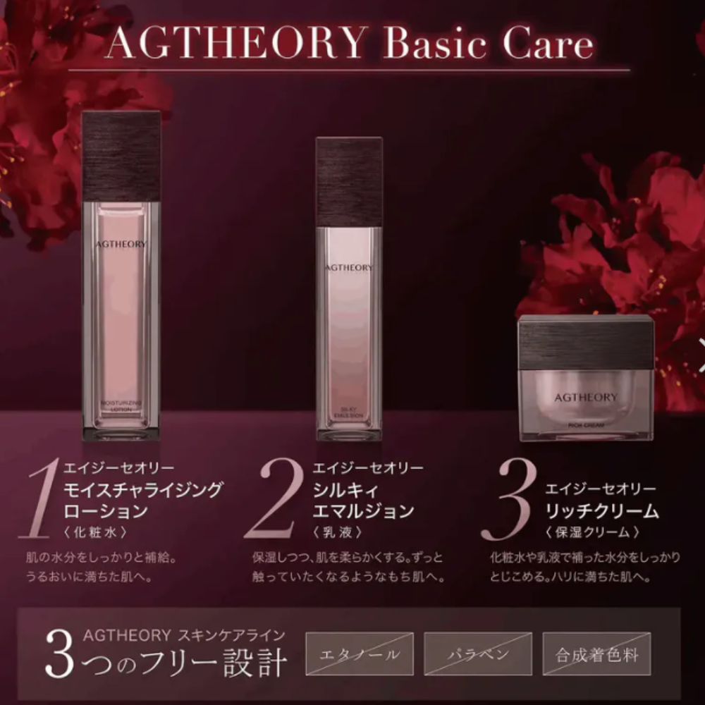 AXXZIA AGTHEORY Seidige Emulsion 55 ml | Feuchtigkeitsspendende Milchlotion – Japanische Hautpflege