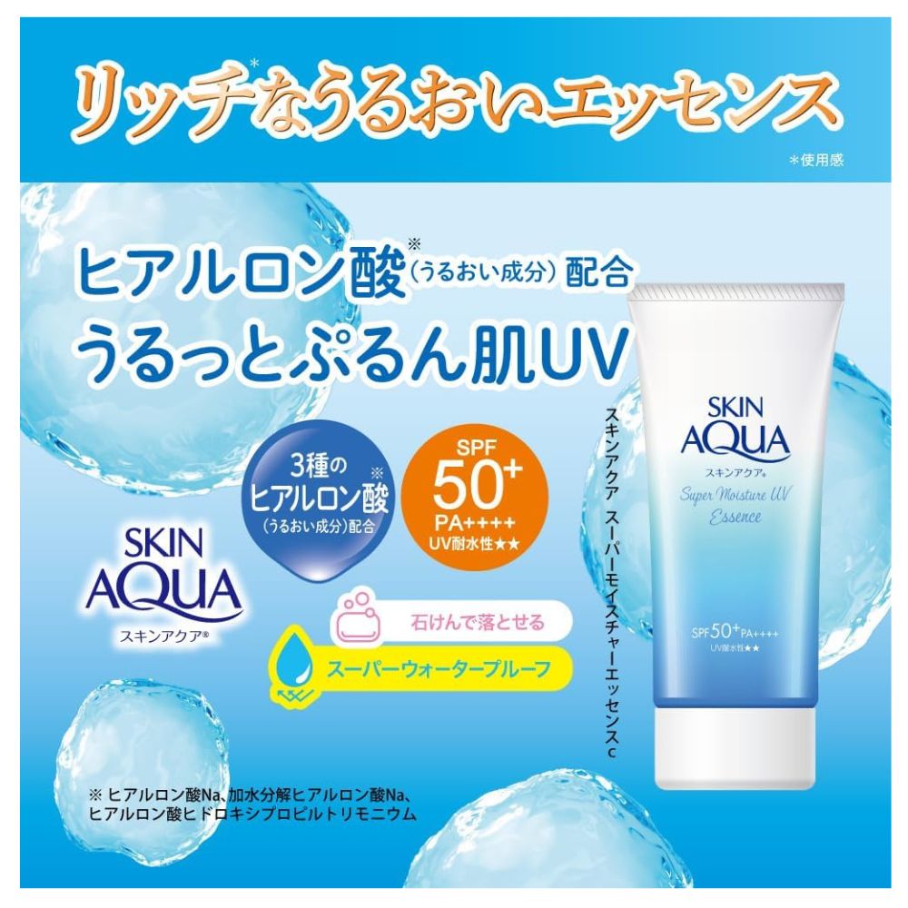 Skin Aqua- Sun-protection essence with waterproof effect SPF50+PA ++++, 80 g