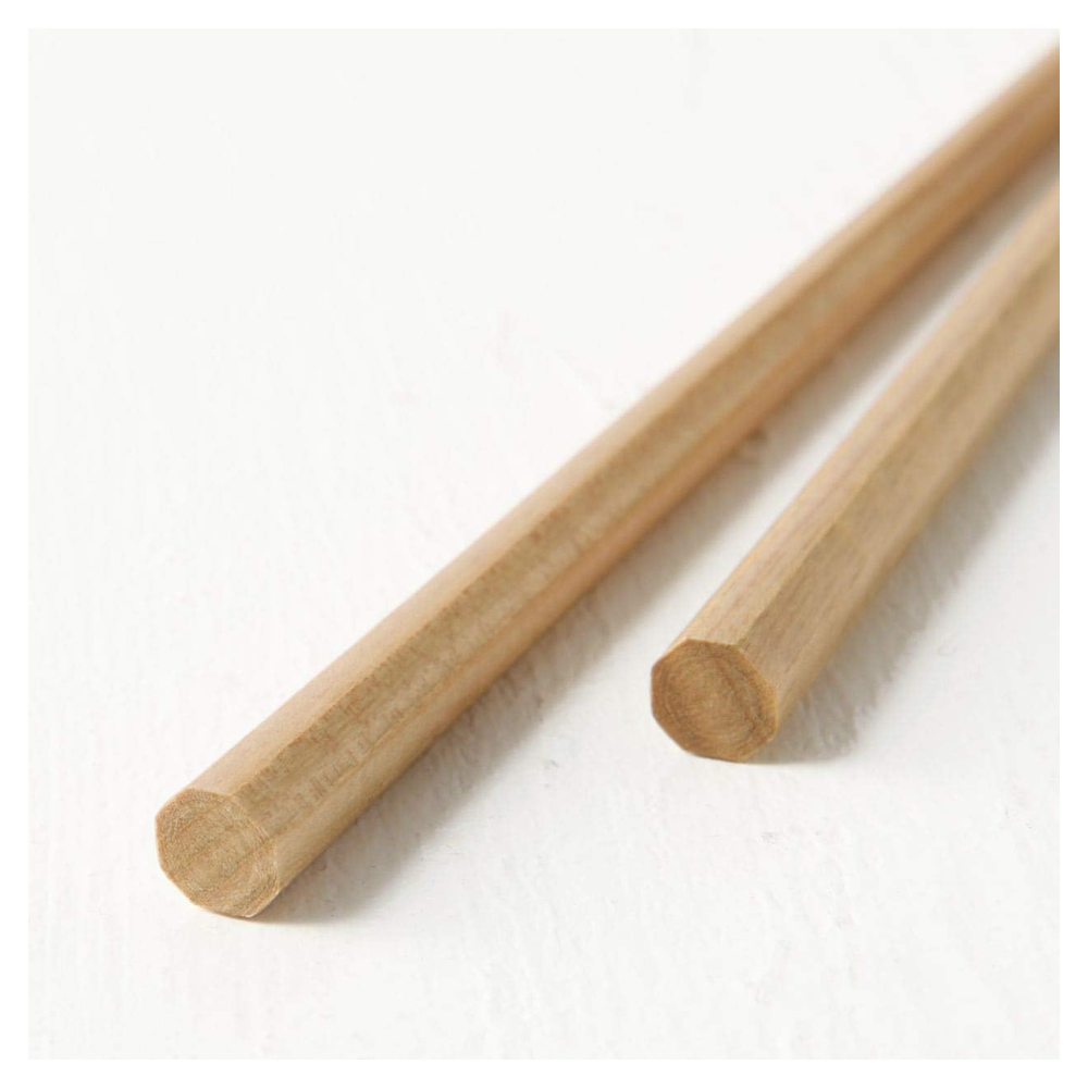 Muji Wazakura Octagonal Chopsticks 21cm | Cherry Wood, Made in Japan - Japanese Chopsticks