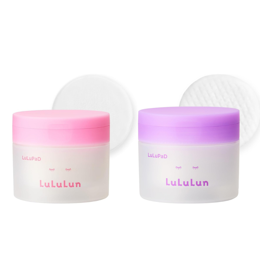 مجموعة وسادات الحبر من LuLuLun - تعمل على الترطيب والمسح، 50 وسادة لكل منها