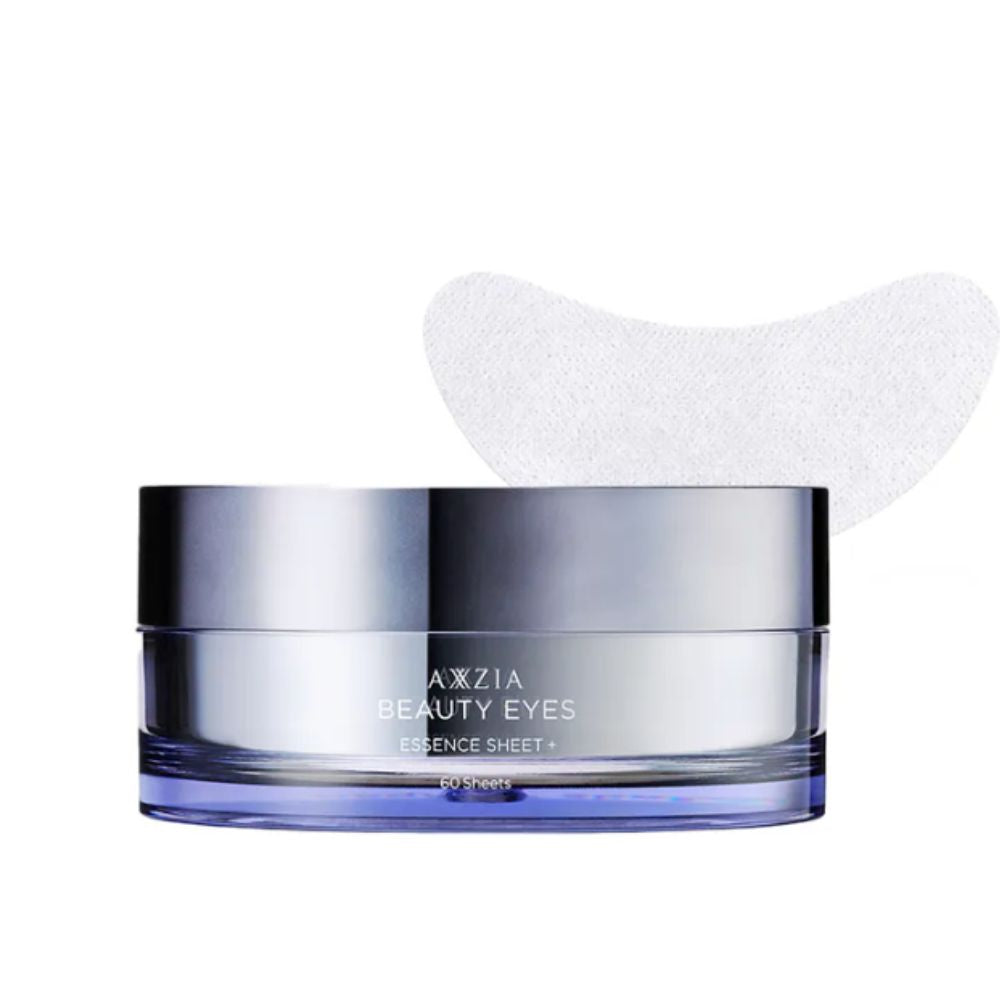 AXXZIA Beauty Eyes Essence Sheet Plus 60 Blatt (30 Anwendungen) | Augentuchmaske – Japanische Hautpflege